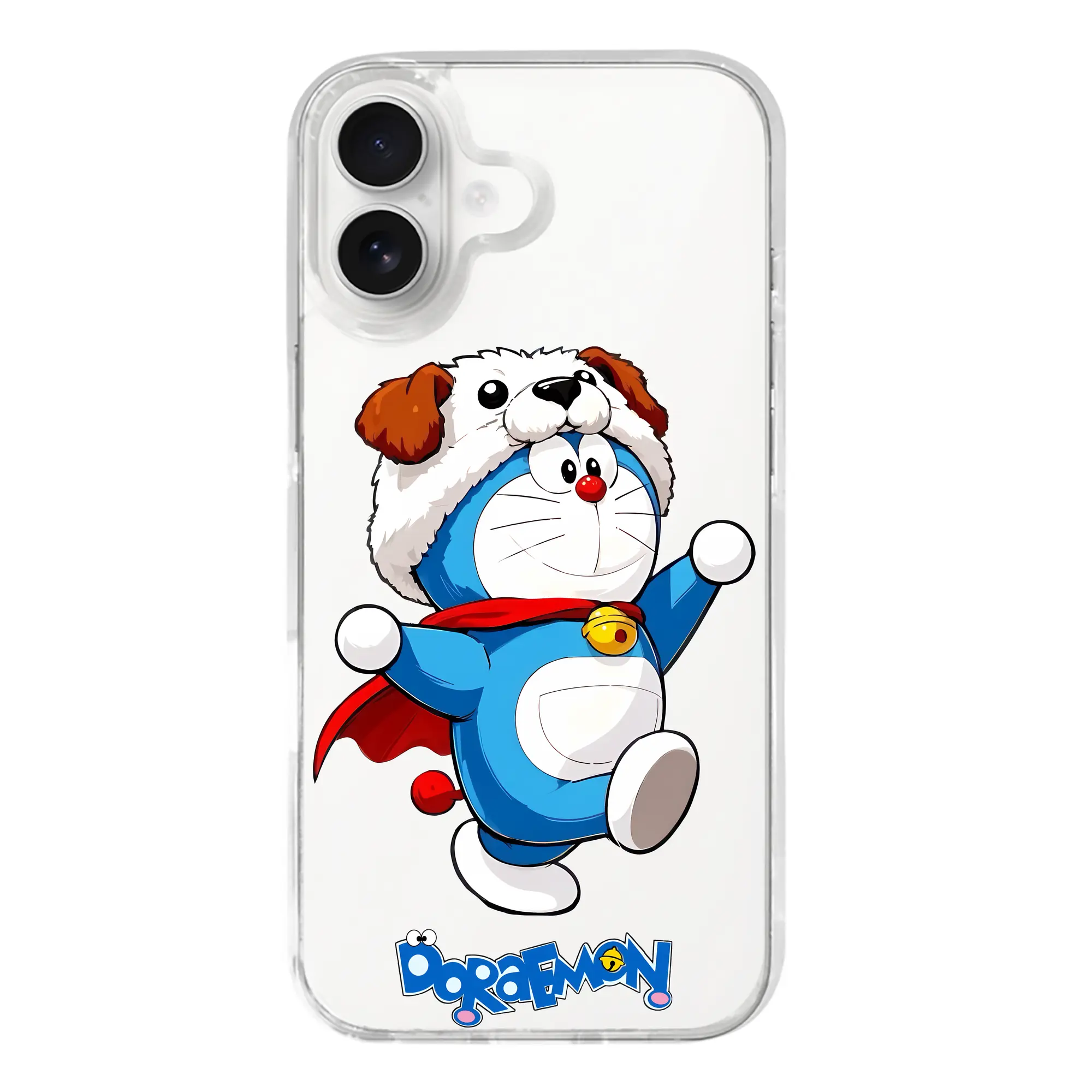 ドラえもん グッズドラえもん - iPhone 17シリーズ 透明スマホケース – 薄型・耐衝撃・精密フィット保護カバー